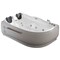 Eago 6Ft Right Corner Acrylic White Whirlpool Bathtub for Two AM124ETL-R - alternate 1